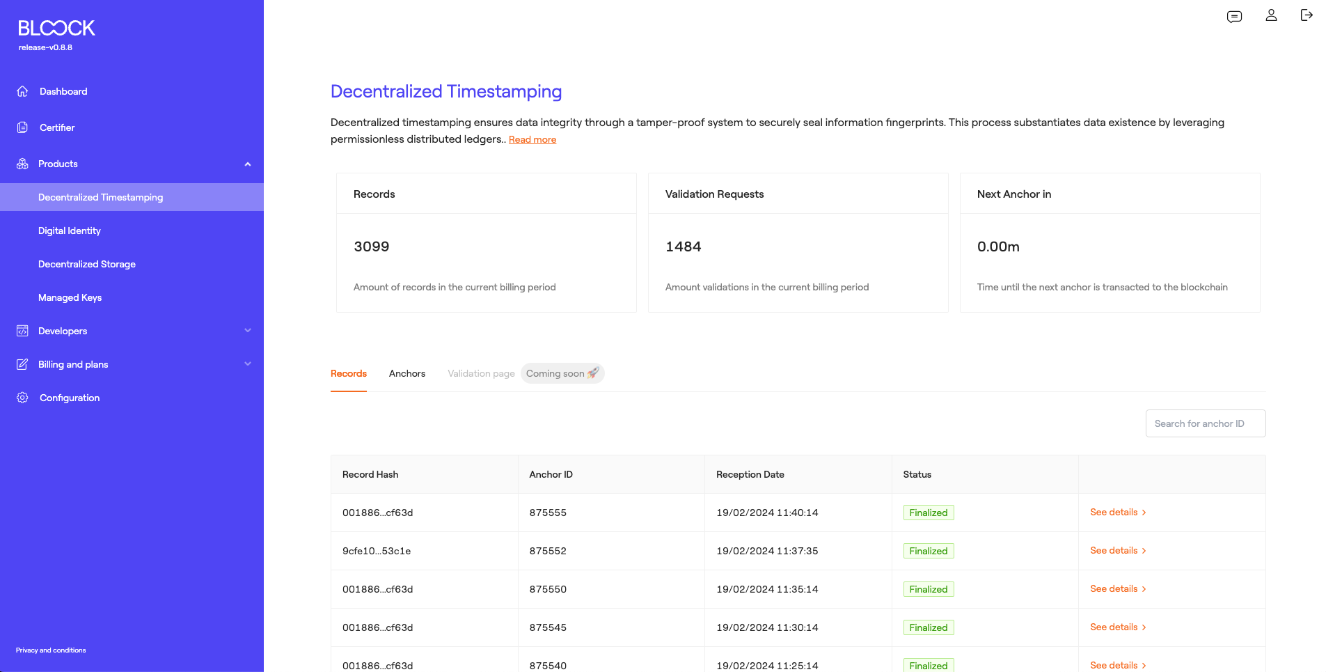 Decentralized Timestamping Overview